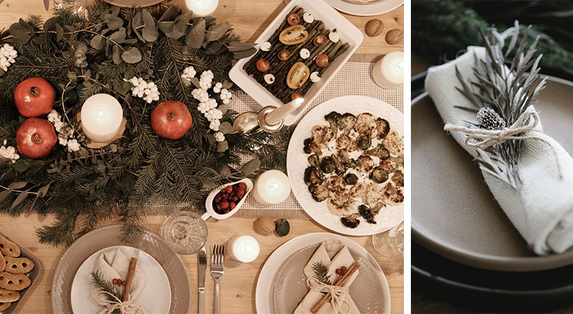 Comment réussir un centre de table de Noël? - Les Trocheures